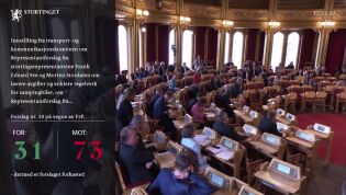 Her stemmer Stortinget!