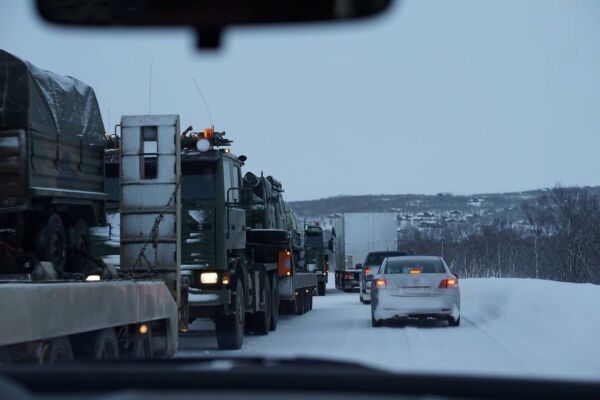–  Forvent militær trafikk og forsinkelser