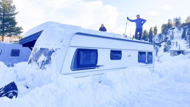 Camping i vakre omgivelser