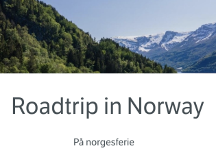 Nettside for norgesferie på hjul