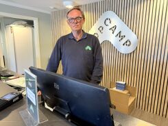 Booket og sjekket inn med mobilen